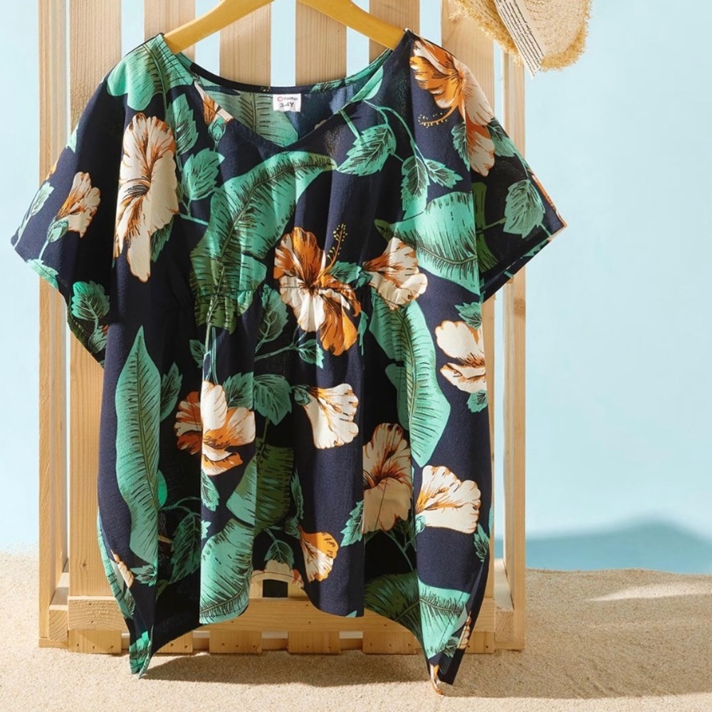 beach cover-up size toddler OS